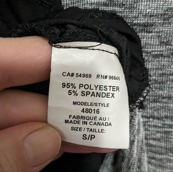 🦃 Women's JK Signature Grey and Black Top - Size S/P - Picture 5 of 11